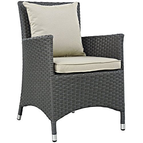 kitchen and dining room sets | CasaFoyer Sojourn Outdoor Patio Furniture Set | 7 Piece Dining Collection | Sunbrella Cushions | Synthetic Rattan Weave | Aluminum Frame | casafoyer.myshopify.com