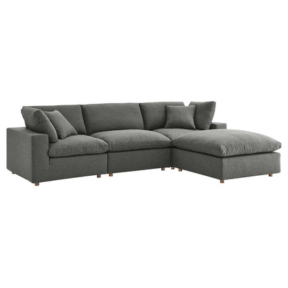kitchen and dining room sets | CasaFoyer Commix Plush Comfort Sectional Sofa Set | Elegant Design | Soft Fabric | Down Filled Cushions | Ideal for Living Room, Family Room, or Game Room | Gray | casafoyer.myshopify.com