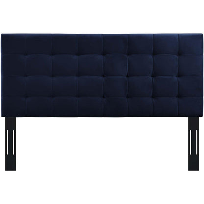 headboards | CasaFoyer Paisley Tufted Twin Headboard | Timeless Elegance | Stain-Resistant Velvet | Adjustable Height | Midnight Blue | casafoyer.myshopify.com