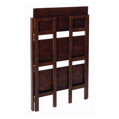 bookcases | Ergode  Wood Torino Folding Storage Shelf | Solid Wood with Walnut Finish | 2 Baskets | Versatile & Convenient | Foldable & Stackable | Easy Assembly | 27.8W x 11.5D x 38.5H | casafoyer.myshopify.com