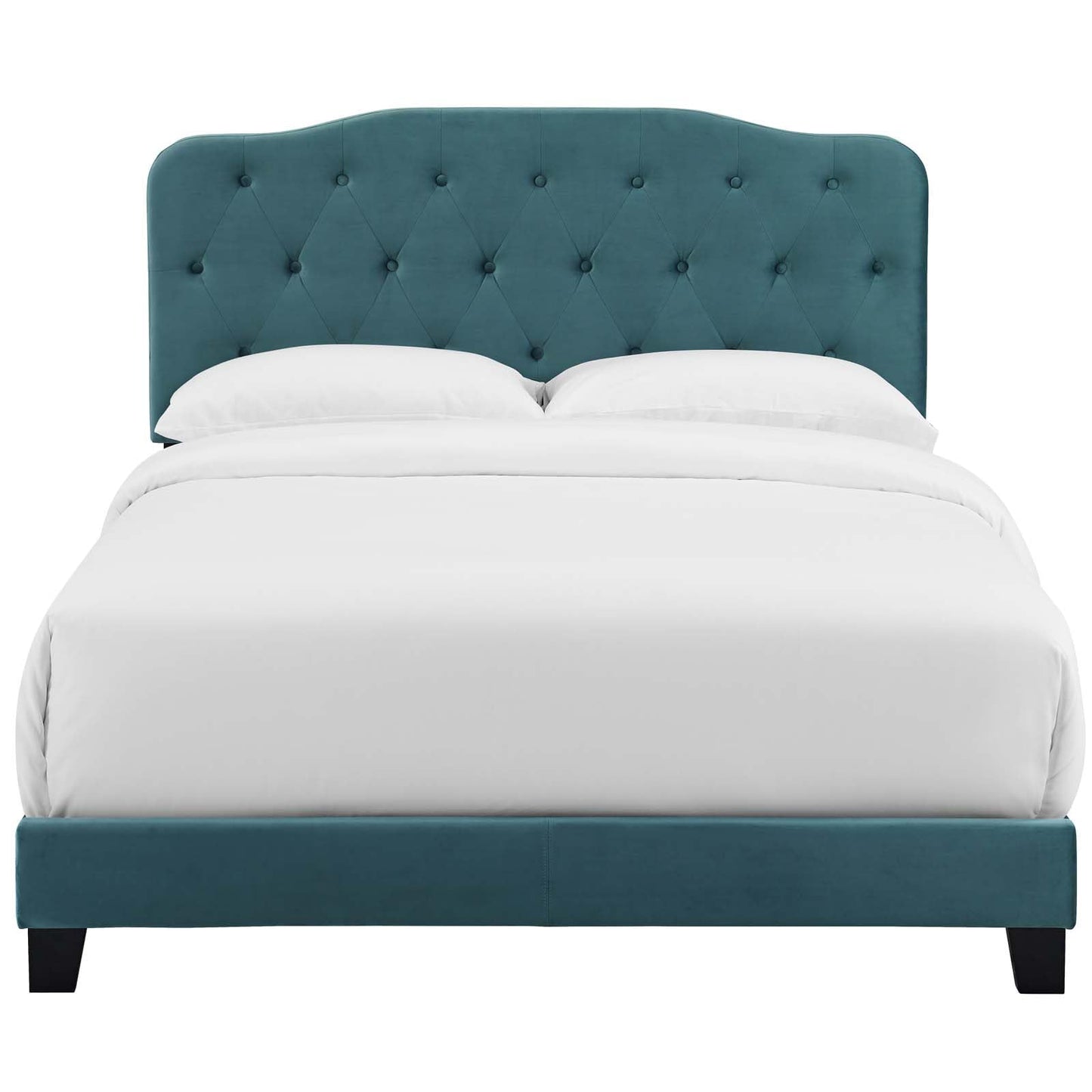 adjustable bed bases | CasaFoyer Amelia Full Bed | Luxurious Stain-Resistant Velvet Upholstery | Button-Tufted Headboard | Solid Wood Construction | 800 lbs Weight Capacity | Box Spring Required | casafoyer.myshopify.com