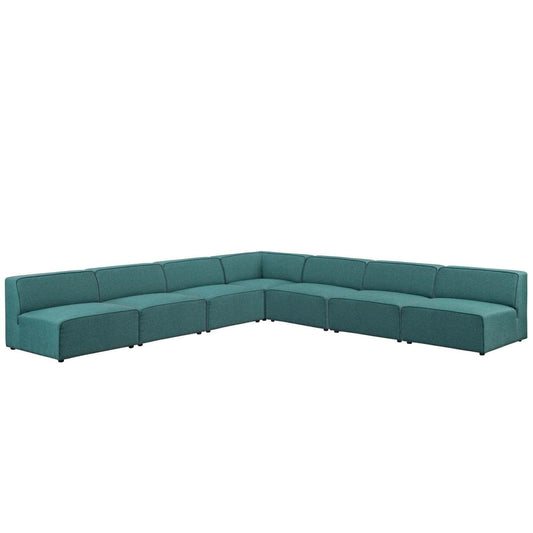 kitchen and dining room sets | CasaFoyer Mingle | 7-Piece Modular Sectional Sofa Set | Ultimate Comfort & Versatile Design | Teal | casafoyer.myshopify.com