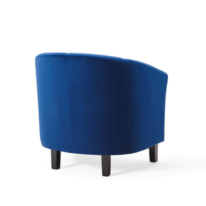 home office desk chairs | CasaFoyer Prospect Performance Velvet Lounge Accent Armchair | Stain-Resistant | Retro Modern Design | Ultimate Comfort | Navy | casafoyer.myshopify.com
