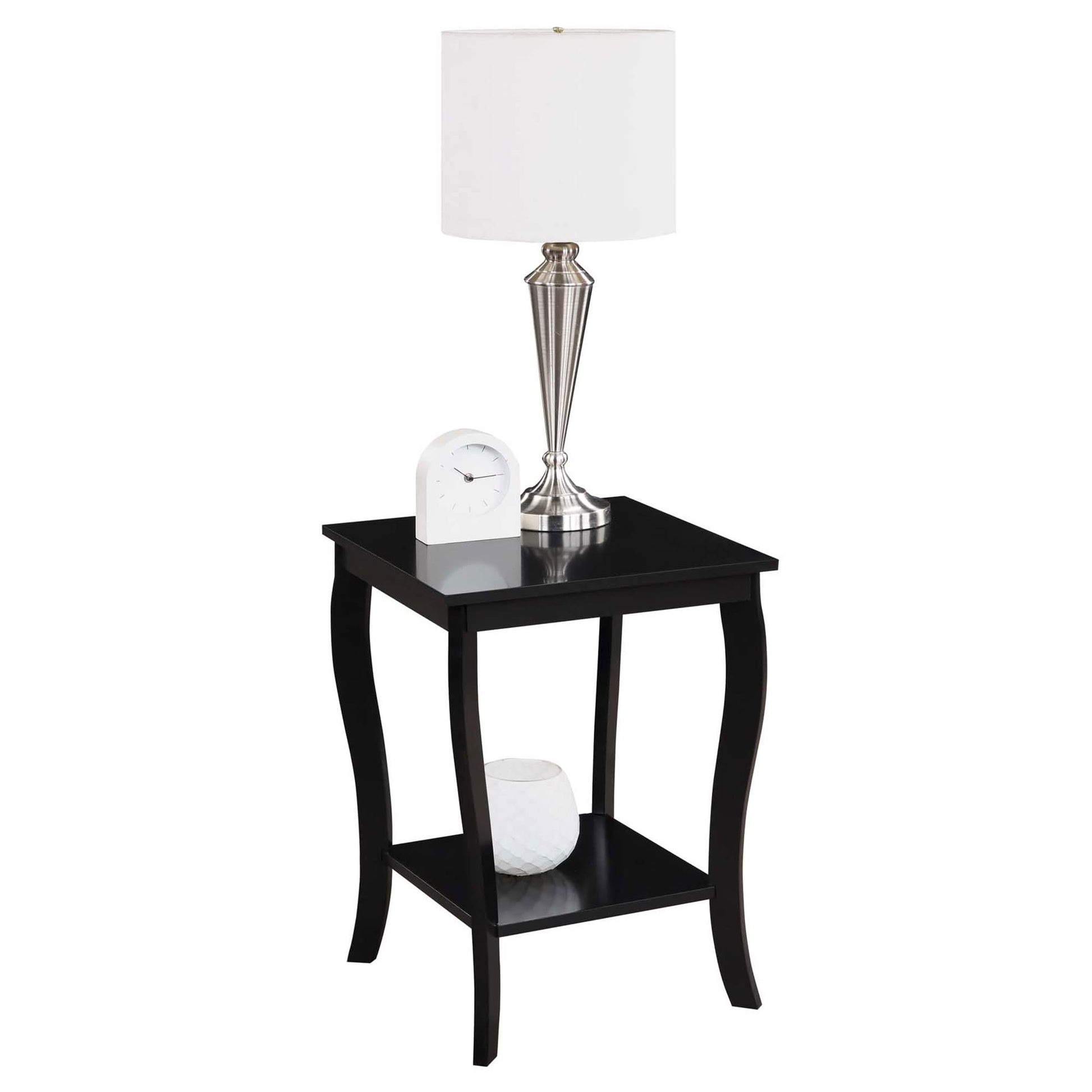 TABLE | Ergode American Heritage Square End Table with Shelf | Timeless Elegance | Classic Design | Ample Storage & Display Space | Two-Tiered Shelves | casafoyer.myshopify.com