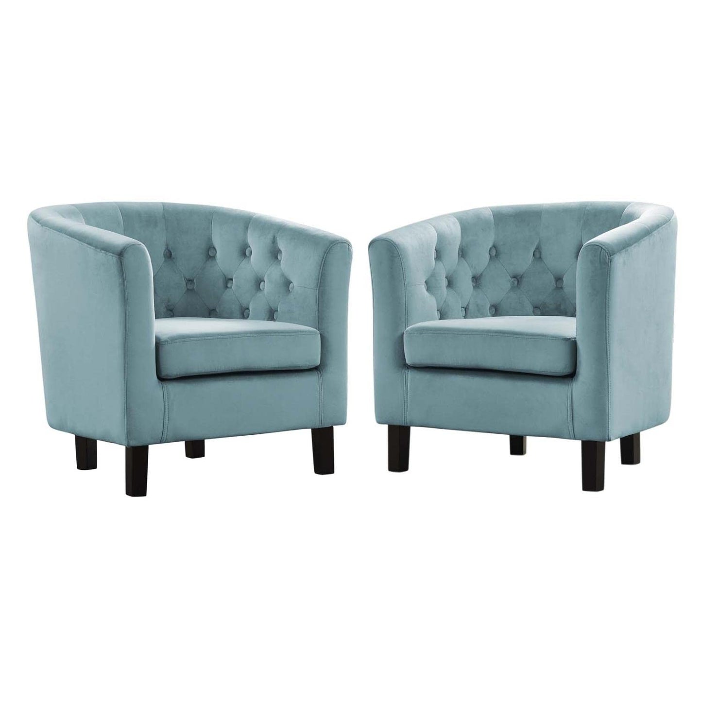 kitchen and dining room sets | CasaFoyer Prospect Button Tufted Performance Velvet Sofa Furniture Set | Luxurious Chesterfield Design | Plush Foam Padding | Stain-Resistant Upholstery | Espresso Stained Legs | 2 Piece Set | casafoyer.myshopify.com