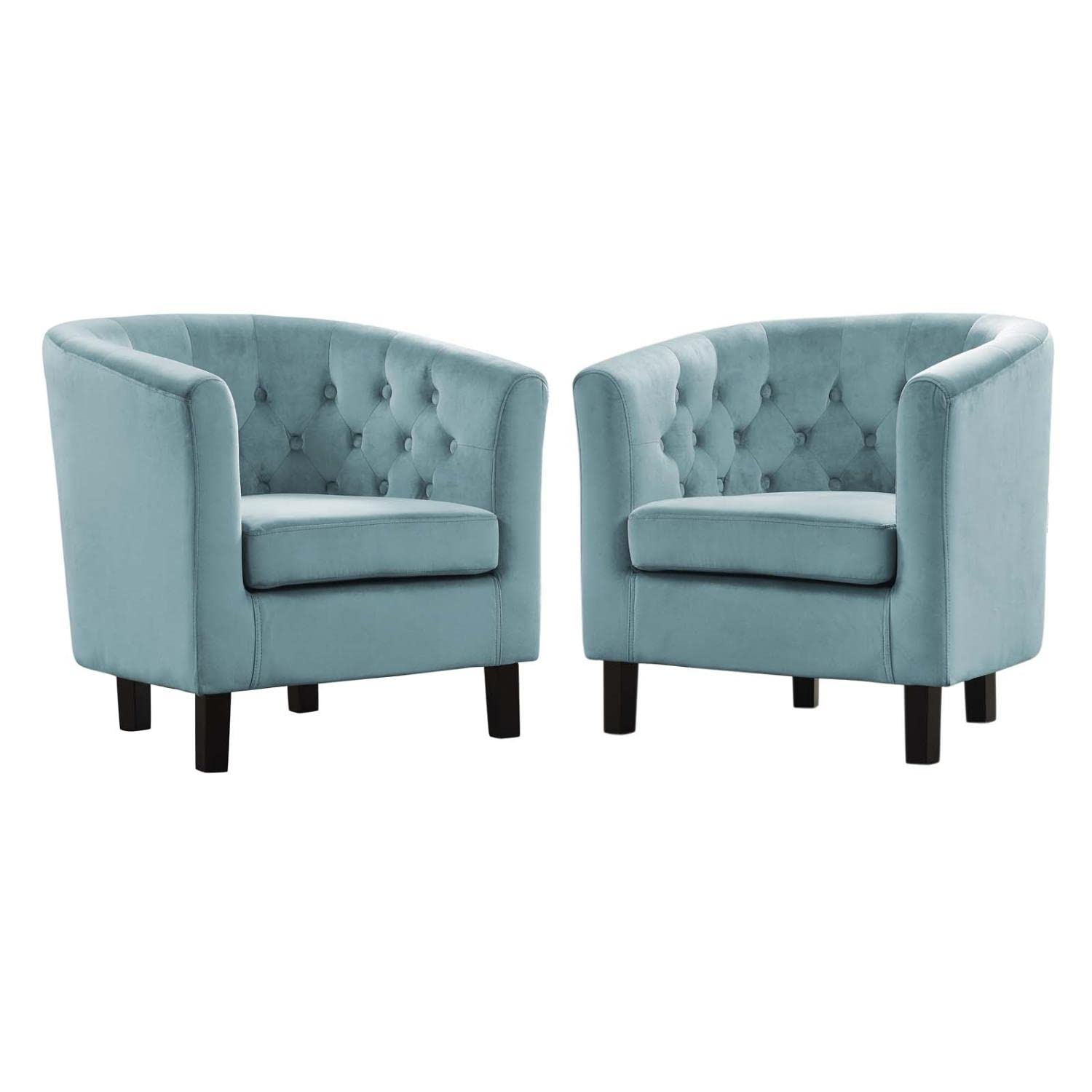 kitchen and dining room sets | CasaFoyer Prospect Button Tufted Performance Velvet Sofa Furniture Set | Luxurious Chesterfield Design | Plush Foam Padding | Stain-Resistant Upholstery | Espresso Stained Legs | 2 Piece Set | casafoyer.myshopify.com