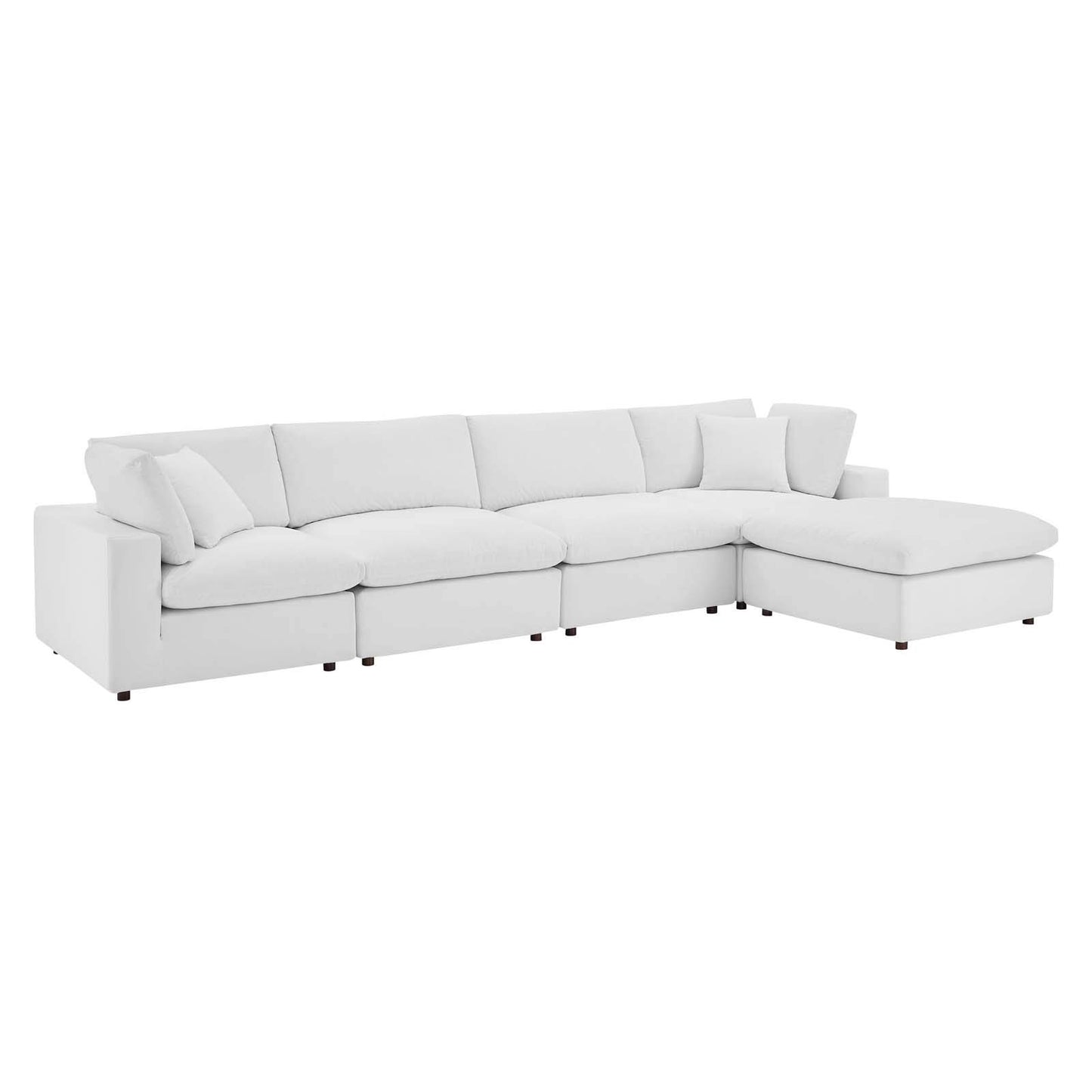kitchen and dining room sets | CasaFoyer Commix Sectional Sofa | Luxurious & Inviting | Stain-Resistant Velvet | Solid Wood Construction | Foam Padded Cushions | Versatile Seating | White | casafoyer.myshopify.com