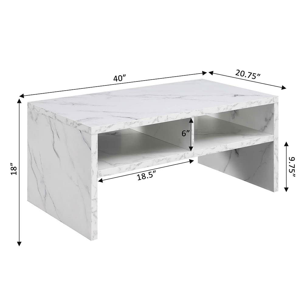 TABLE | Ergode Northfield Admiral Deluxe Coffee Table | Sleek & Minimalistic Design | Spacious Surface Top | Abundant Display & Storage Space | Durable Materials | Contemporary Collection | casafoyer.myshopify.com