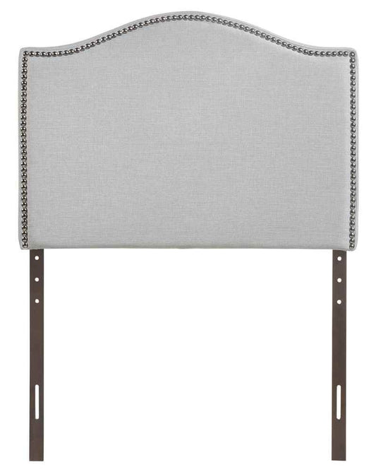 headboards | CasaFoyer Curl Twin Headboard | Elegant & Stylish Design | High-Quality Linen Fabric | Nail Button Trim | Durable Construction | Perfect Centerpiece for Twin Beds | Comfortable & Stylish Sleeping Experience | casafoyer.myshopify.com