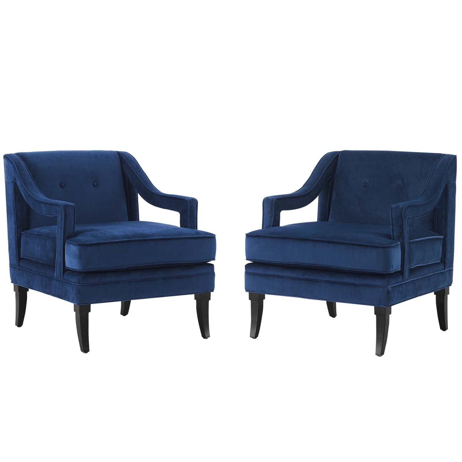 kitchen and dining room sets | CasaFoyer Concur Performance Velvet Armchair Set of 2 | Sleek Design | Stain-Resistant Velvet | Comfortable Cushion | Machine Washable Cover | casafoyer.myshopify.com