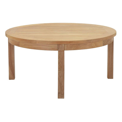 Patio Furniture Sets | Marina Teak Wood Outdoor Patio Furniture Sofa Sectional Set | Luxury | Durable | All-Weather Cushions | Modern Design | Easy Assembly | Includes Coffee Table & Armchairs | casafoyer.myshopify.com