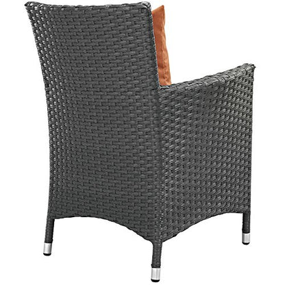 kitchen and dining room sets | CasaFoyer Sojourn Outdoor Patio Furniture Set | 11 Piece Dining Collection | Sunbrella Cushions | Synthetic Rattan Weave | UV Protection | Aluminum Frame | casafoyer.myshopify.com