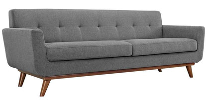 kitchen and dining room sets | CasaFoyer Engage Sofa & Armchair Set | Gently Curved Design | Tufted Buttons | Cherry Wood Legs | Ideal for Lounging & Entertaining | casafoyer.myshopify.com