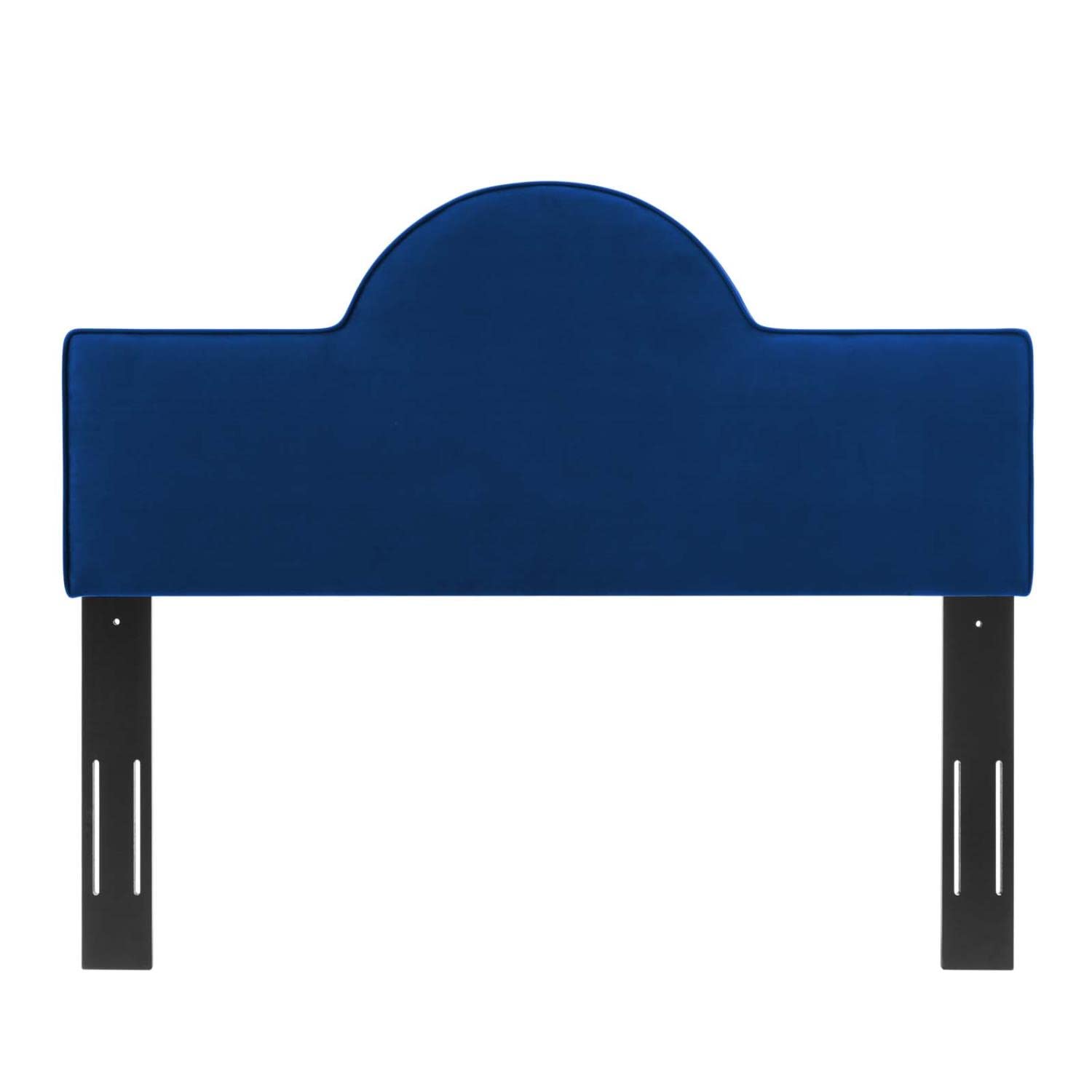 Bed | CasaFoyer Dawn Performance Velvet Full/Queen Headboard | Elegant Arching Silhouette | Stain-Resistant Upholstery | Plush Foam Padding | Adjustable Height | Compatible with Queen/Full Bed Frames | casafoyer.myshopify.com