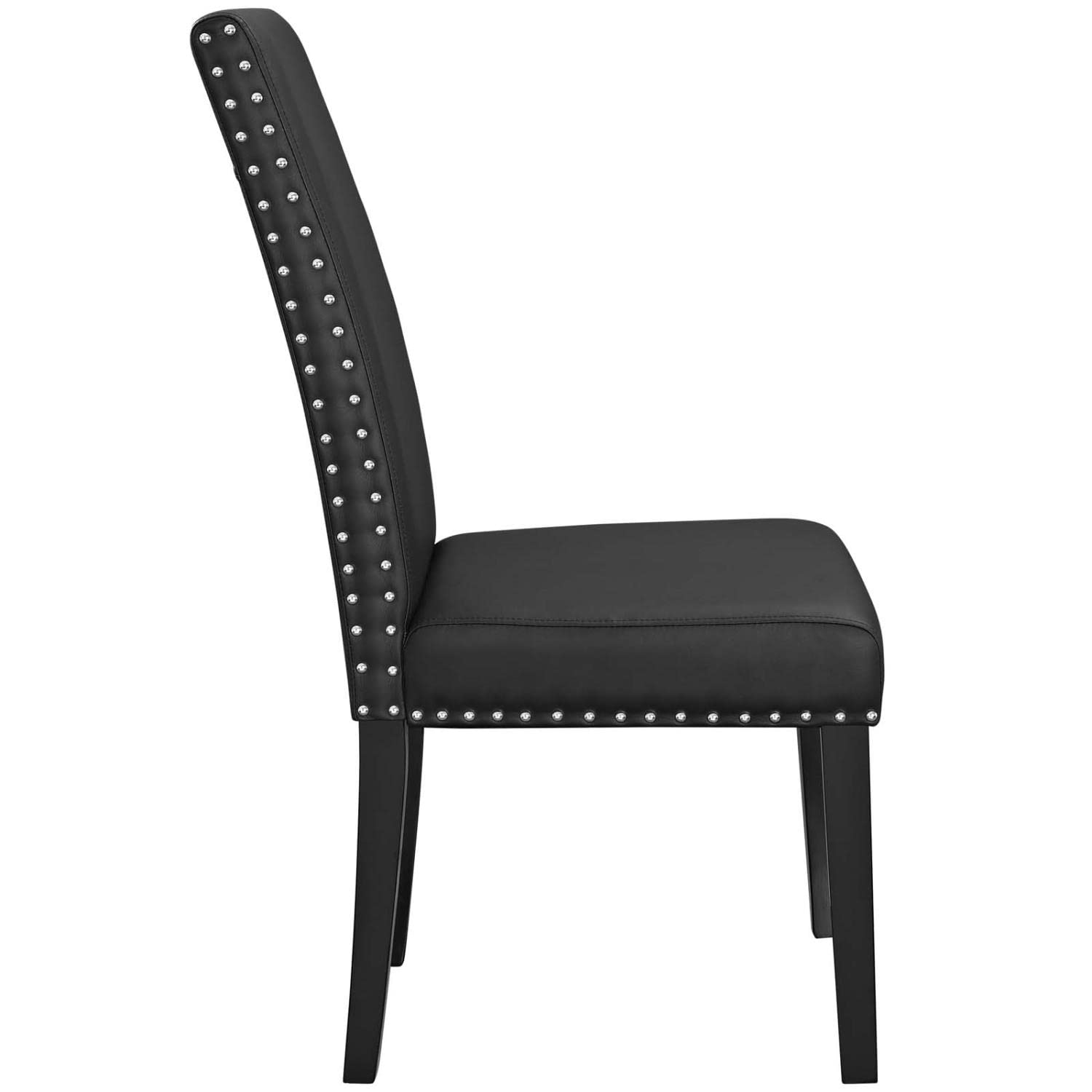 home office desk chairs | CasaFoyer Parcel Dining Chair Set of 2 | Faux Leather Upholstered | Nail-Head Trim | Comfortable Foam Padding | Solid Wood Legs | Easy Assembly | Stylish Dining Enhancement | casafoyer.myshopify.com