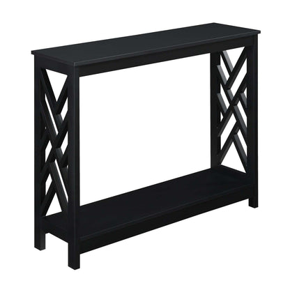 TABLE | Ergode Titan Console Table with Shelf | Transitional Style | Sleek Design | Ample Storage | Durable MDF | Non-Toxic Paint | Versatile Placement | Titan Collection | casafoyer.myshopify.com