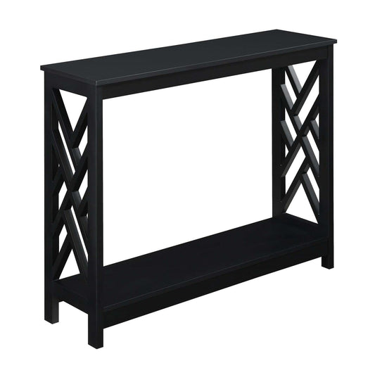 TABLE | Ergode Titan Console Table with Shelf | Transitional Style | Sleek Design | Ample Storage | Durable MDF | Non-Toxic Paint | Versatile Placement | Titan Collection | casafoyer.myshopify.com