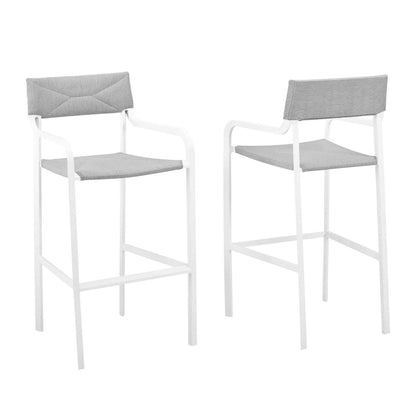 home office desk chairs | CasaFoyer Raleigh Outdoor Patio Dining Bar Stool Set of 2 | Sleek & Minimalist Design | Comfortable & Durable | Stackable & Easy to Store | All-Weather UV Resistant Fabric | 300 lbs Weight Capacity | casafoyer.myshopify.com
