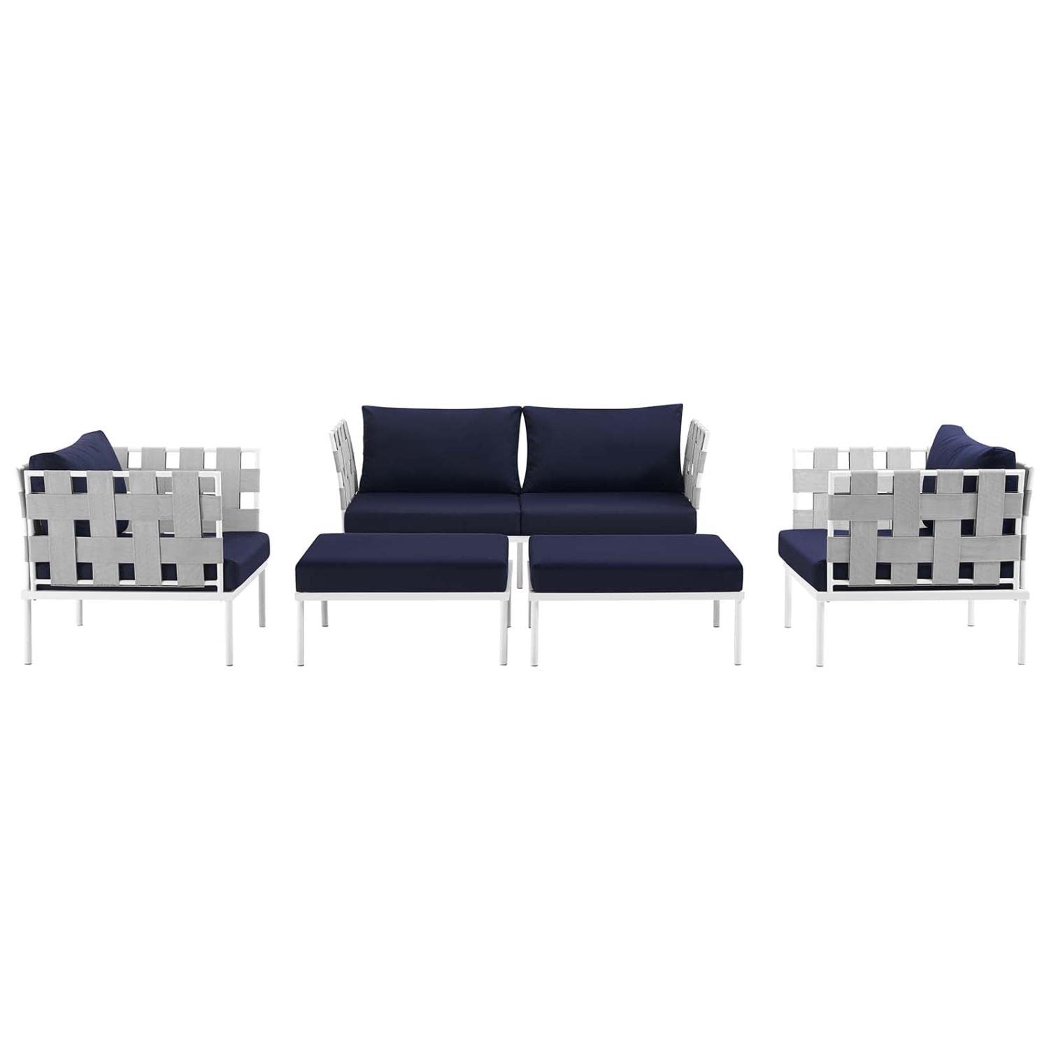 executive chairs | CasaFoyer Harmony Outdoor Patio Sectional Sofa Furniture Set | All-Weather Waterproof | Modern Design | Machine Washable Cushions | Tempered Glass Top Tables | casafoyer.myshopify.com