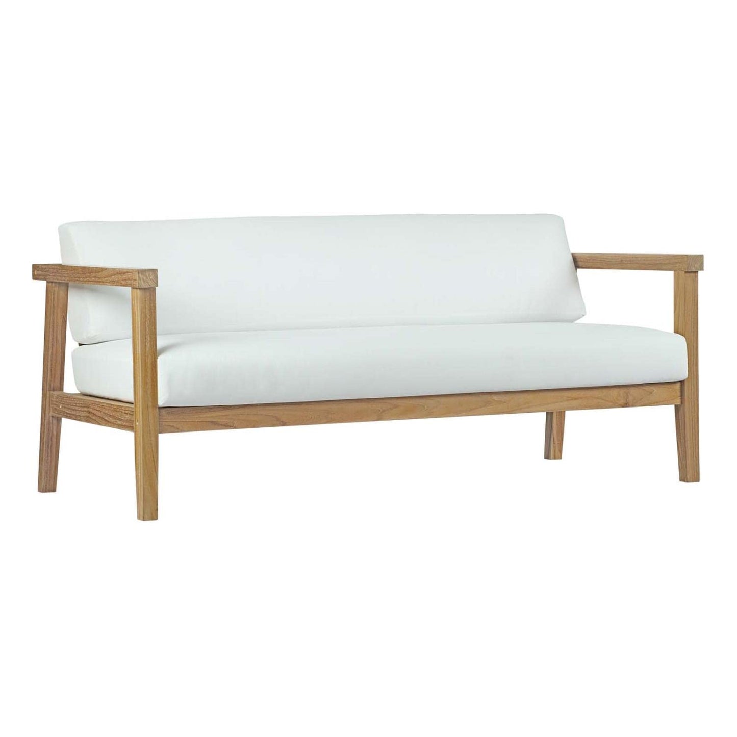 ottomans | CasaFoyer Bayport Teak Outdoor Collection | Durable & Versatile Furniture Set | Loveseat, Armchairs, Ottomans, Coffee Table, Side Tables | Assembly Required | casafoyer.myshopify.com