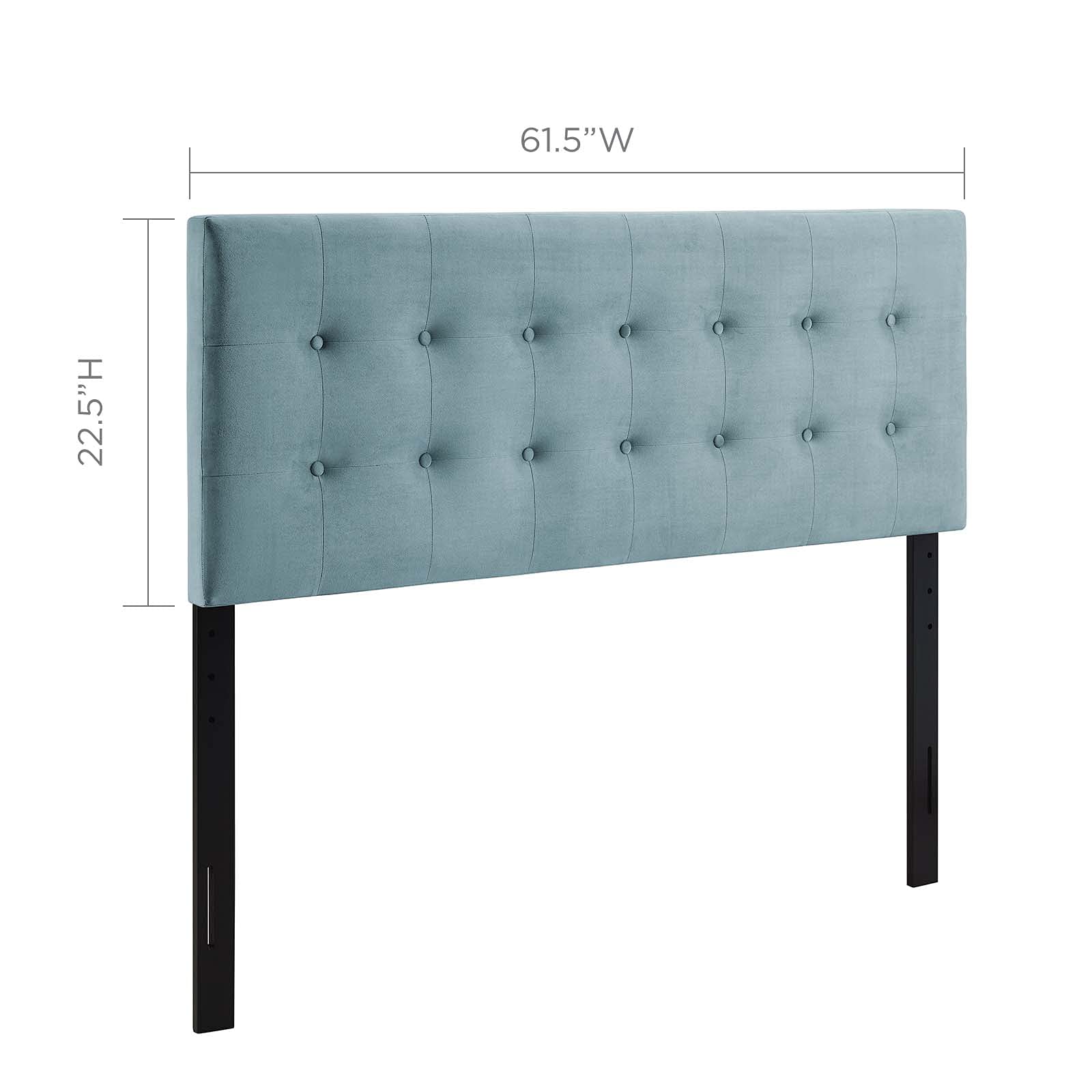 headboards | CasaFoyer Emily Queen Biscuit Tufted Performance Velvet Headboard | Timeless Charm | Luxurious Feel | Vintage Glamour | Durable Construction | Comfortable Foam Padding | Stain-Resistant Upholstery | Adjustable Height | casafoyer.myshopify.com