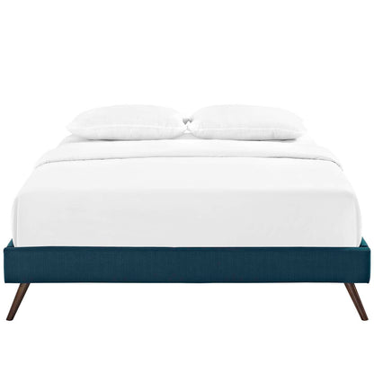 Bed | CasaFoyer Loryn Platform Bed | Solid Wood Frame | Polyester Upholstery | Slat Support System | No Box Spring Needed | Compatible with Memory Foam Mattresses | Stylish Headboard Options | Ideal for Modern Bedrooms | casafoyer.myshopify.com