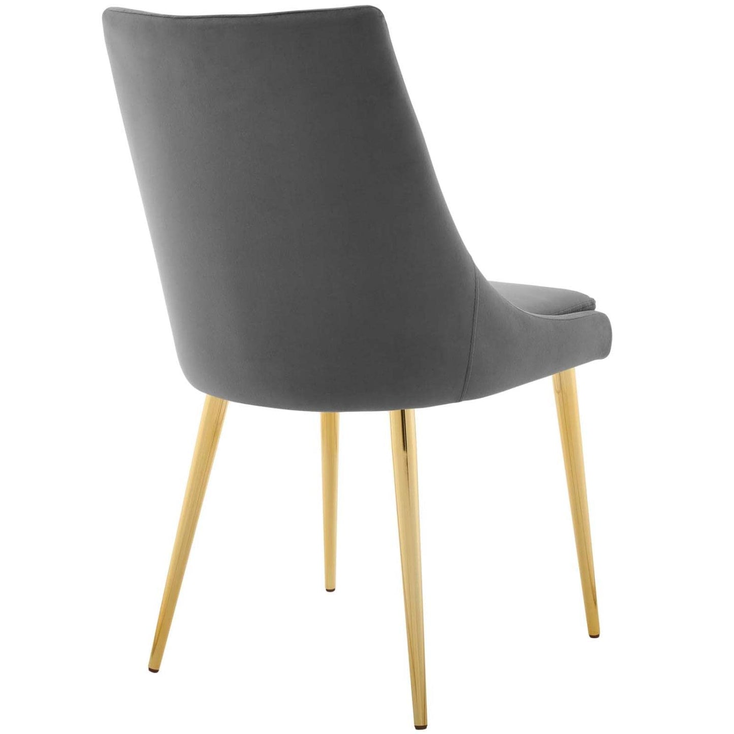 home office desk chairs | CasaFoyer Isle Dining Chair | Elegant Vintage Modern Design | Soft Velvet Upholstery | Gold Stainless Steel Legs | Versatile Accent Piece | Supports up to 300 lbs. | casafoyer.myshopify.com
