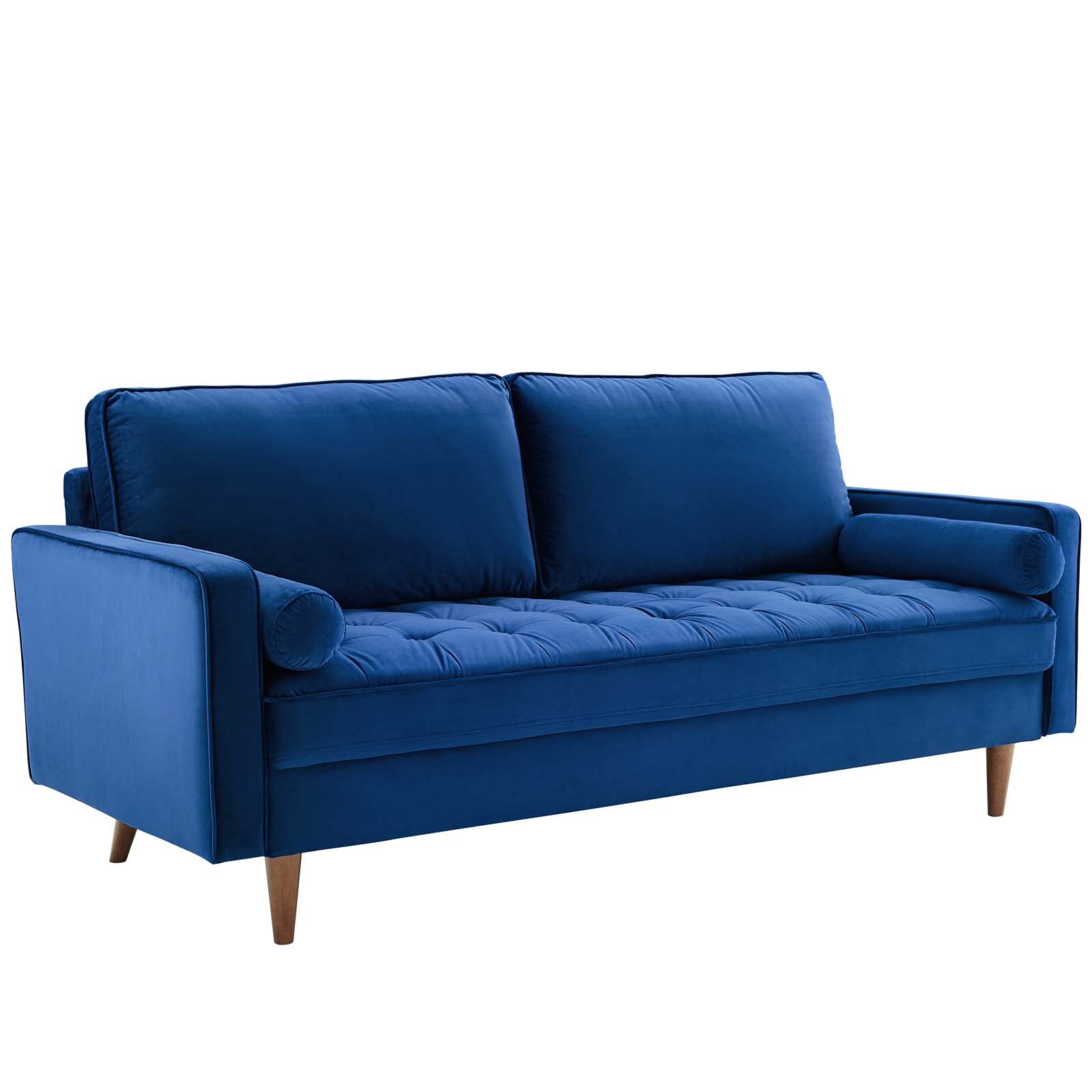 sofas | CasaFoyer Valour Performance Velvet Sofa | Timeless Elegance & Modern Convenience | Navy | casafoyer.myshopify.com