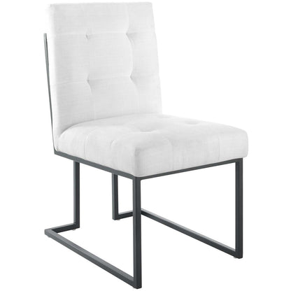 barstools | CasaFoyer Privy Black Stainless Steel Dining Chair | Glamorous Art Deco Design | Contemporary Upholstery | Sleek Matte Black Base | Supports up to 331 lbs | casafoyer.myshopify.com