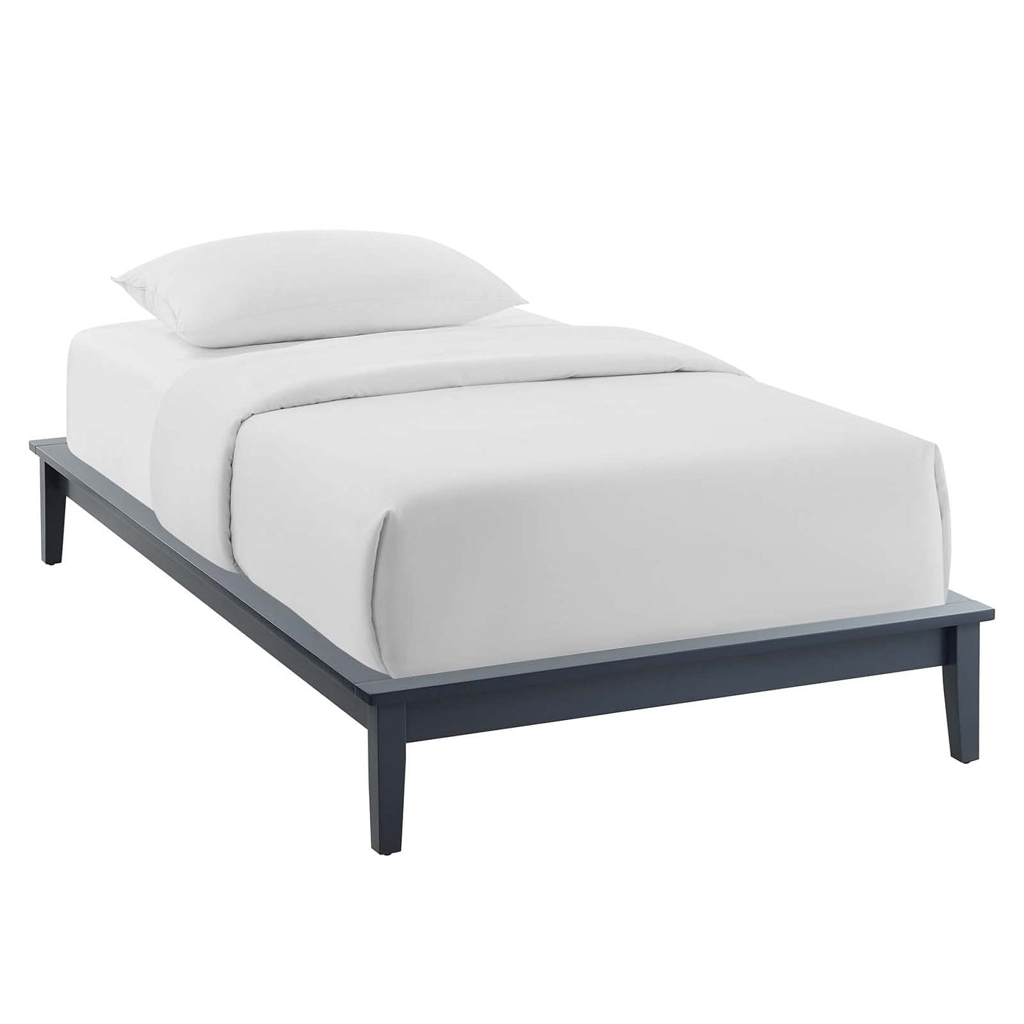 bed frames | CasaFoyer Lodge Twin Wood Platform Bed Frame | Rustic & Durable | Supports Memory Foam, Latex, Innerspring, Hybrid Mattresses | No Box Spring Needed | Versatile & Practical | 800 lb Weight Capacity | casafoyer.myshopify.com