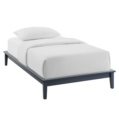 bed frames | CasaFoyer Lodge Twin Wood Platform Bed Frame | Rustic & Durable | Supports Memory Foam, Latex, Innerspring, Hybrid Mattresses | No Box Spring Needed | Versatile & Practical | 800 lb Weight Capacity | casafoyer.myshopify.com