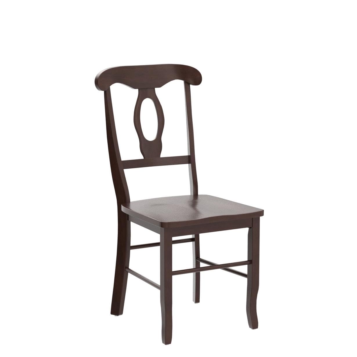 Sofa & chair Sets | CasaFoyer Renaissance 2-Piece Chair Set | Carved Keyhole Backs | Solid Wood | Walnut Finish | Comfortable Contoured Seats | Dining or Occasional Use | Assembly Required | casafoyer.myshopify.com