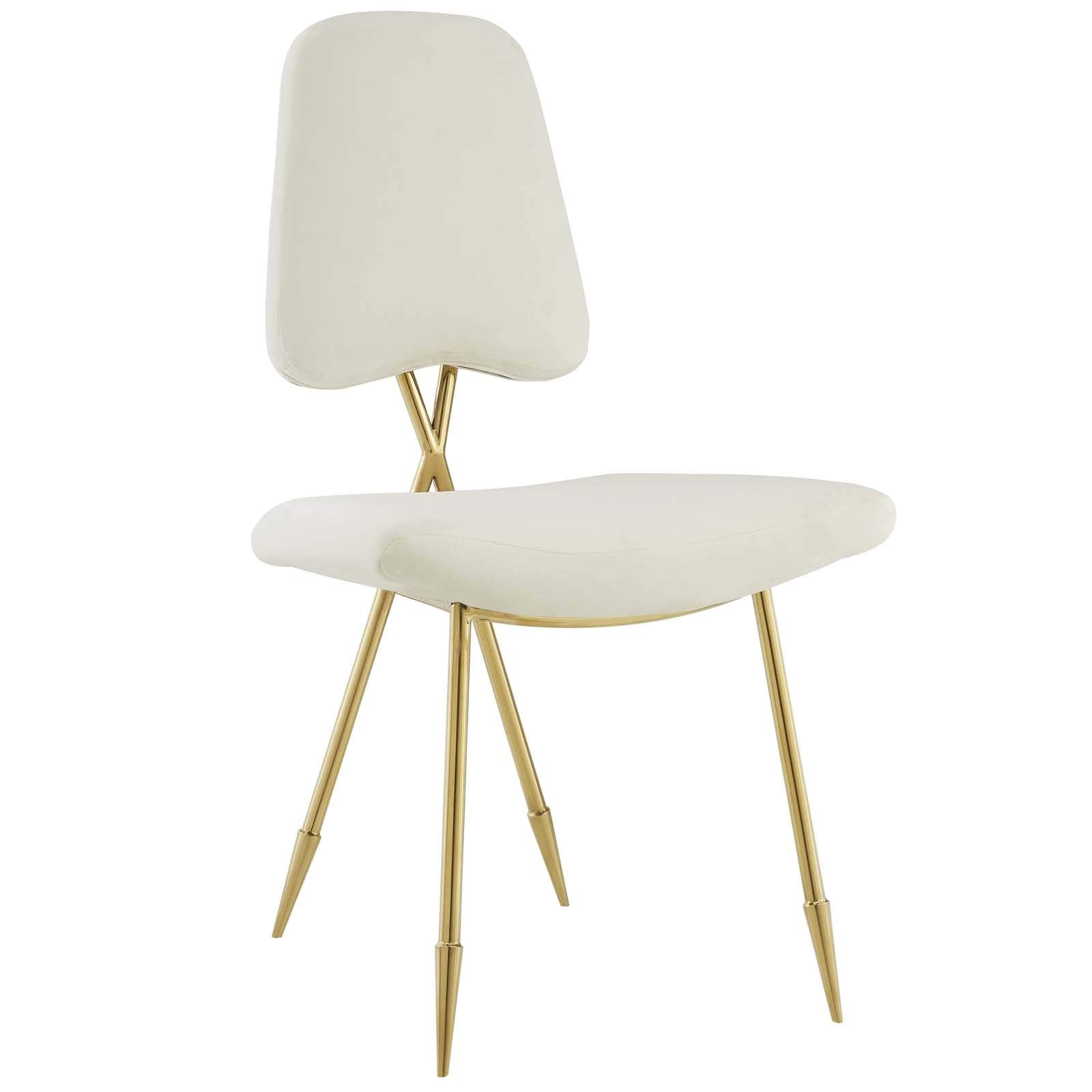 childrens table and chair sets | CasaFoyer Ponder Dining Side Chair Set of 2 | Velvet Upholstered | Gold Stainless Steel Frame | Mid-Century Legs | Comfortable & Elegant for Modern Decor | casafoyer.myshopify.com