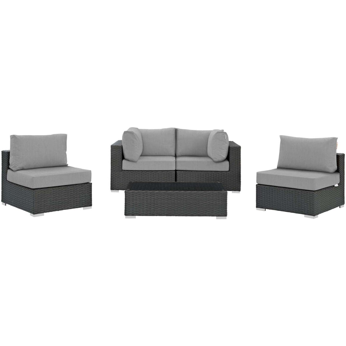 kitchen and dining room sets | CasaFoyer Sojourn Outdoor Patio Furniture Set | Sunbrella Cushions | Synthetic Rattan | UV Protection | Aluminum Frame | Coffee Table, Chairs, Corners | casafoyer.myshopify.com