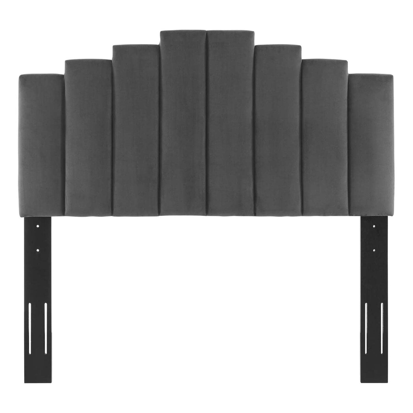 Bed | CasaFoyer Noelle Performance Velvet Full/Queen Headboard | Glamorous & Stain-Resistant Upholstery | Adjustable Height | Cozy Foam Padding | casafoyer.myshopify.com