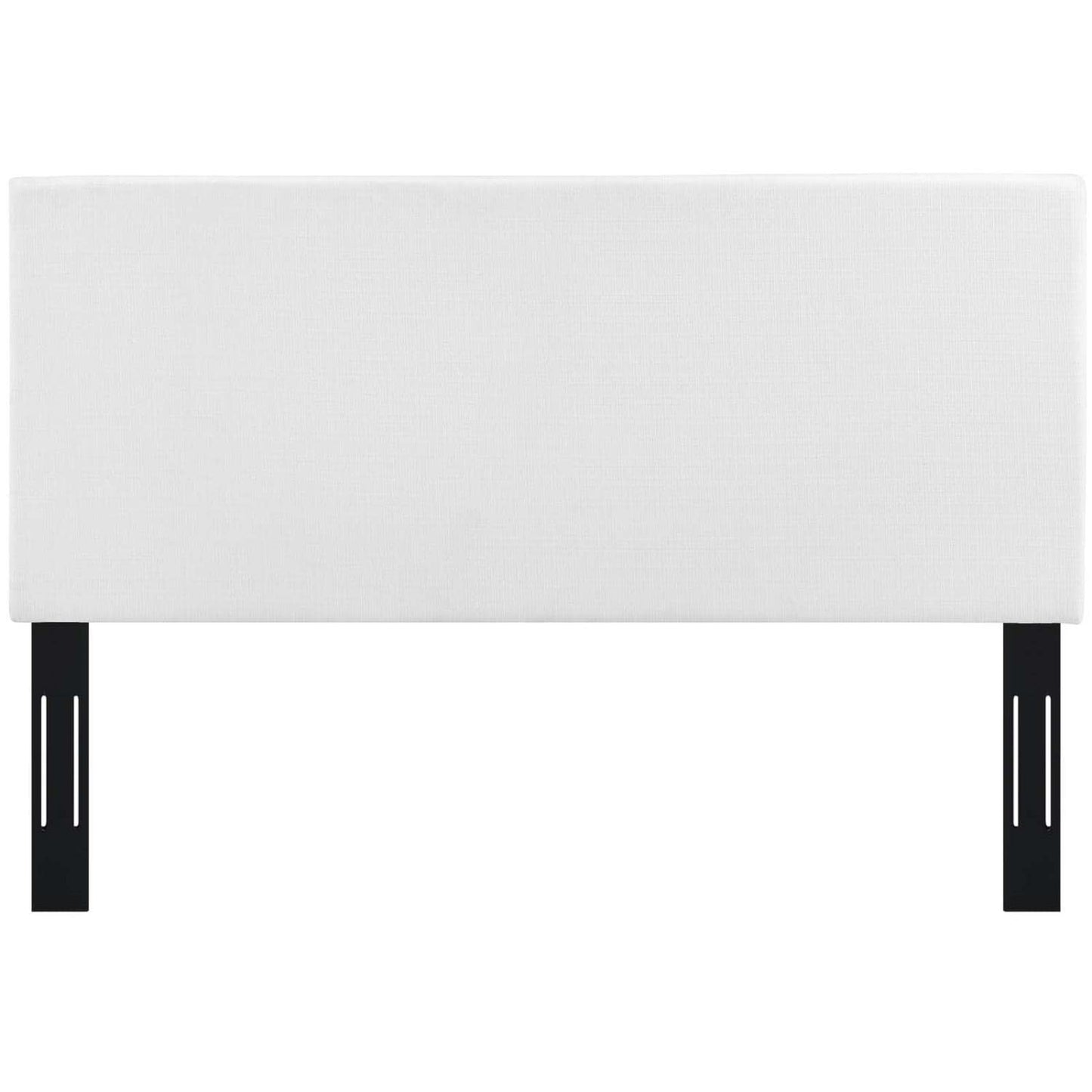 headboards | CasaFoyer Luxurious Tranquil Claire King & Cali/California King Headboard | Linen Fabric Upholstery | Sturdy Frame | Black-Stained Wood Legs | Customizable Height | Optimal Support | Luxury Touch | casafoyer.myshopify.com
