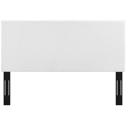headboards | CasaFoyer Luxurious Tranquil Claire King & Cali/California King Headboard | Linen Fabric Upholstery | Sturdy Frame | Black-Stained Wood Legs | Customizable Height | Optimal Support | Luxury Touch | casafoyer.myshopify.com