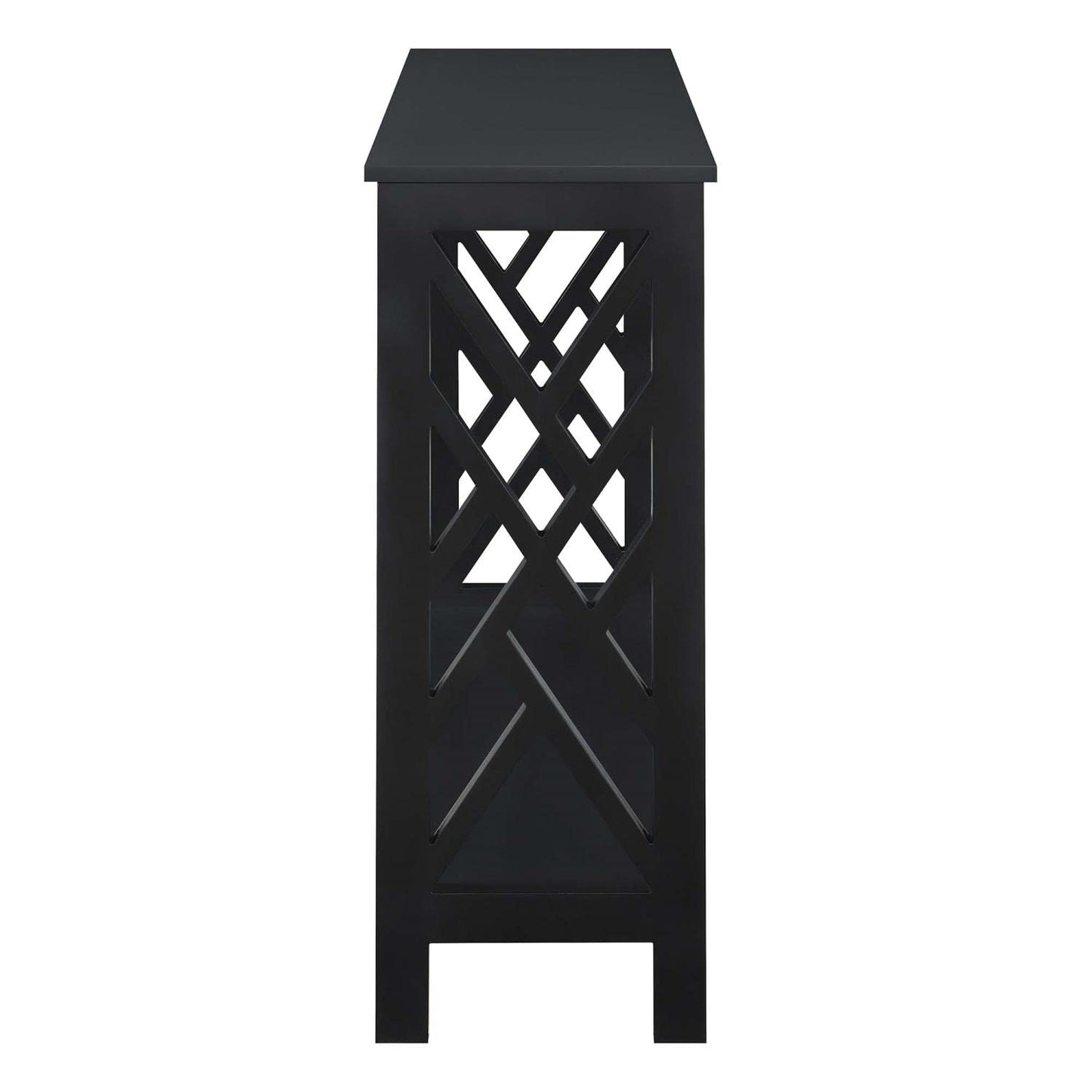 TABLE | Ergode Titan Console Table with Shelf | Transitional Style | Sleek Design | Ample Storage | Durable MDF | Non-Toxic Paint | Versatile Placement | Titan Collection | casafoyer.myshopify.com