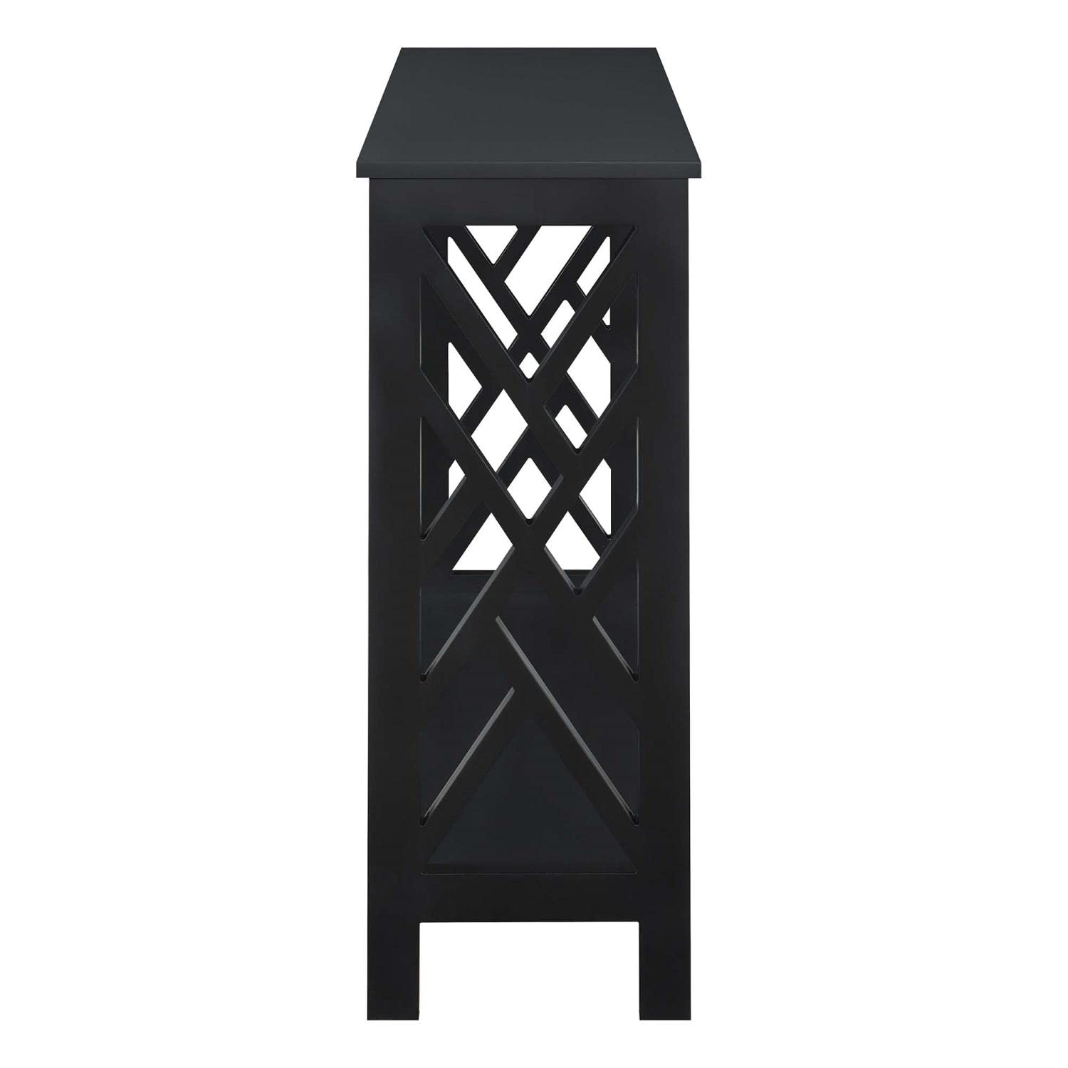 TABLE | Ergode Titan Console Table with Shelf | Transitional Style | Sleek Design | Ample Storage | Durable MDF | Non-Toxic Paint | Versatile Placement | Titan Collection | casafoyer.myshopify.com