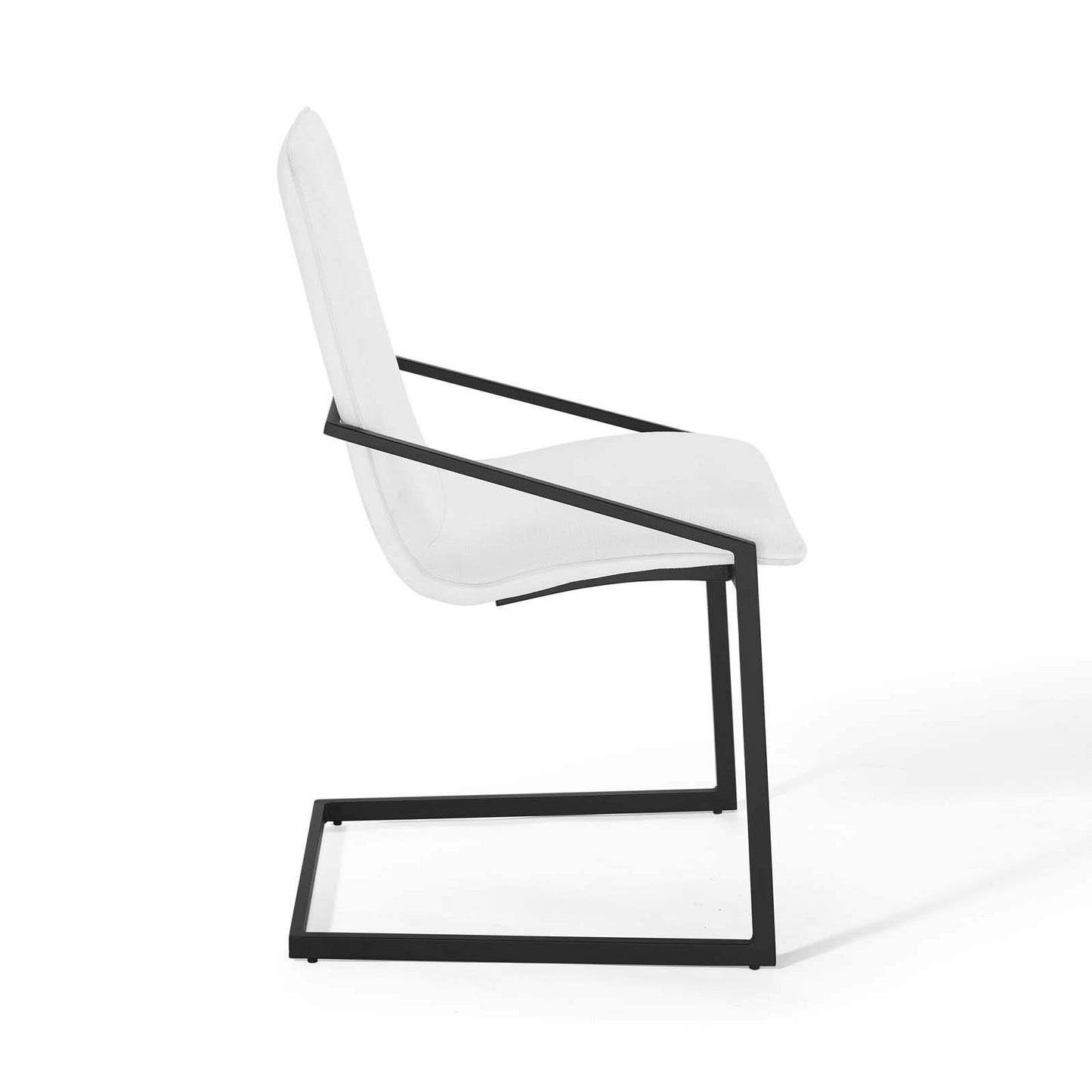 home office desk chairs | CasaFoyer Pitch Performance Fabric Upholstered Dining Armchair | Black Stainless Steel Frame | Foam Padded Seat | Modern Design | 330 lbs Weight Capacity | casafoyer.myshopify.com