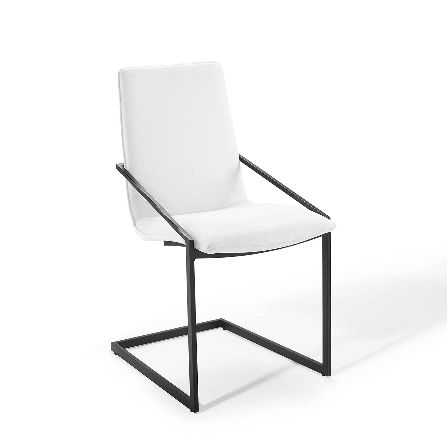 home office desk chairs | CasaFoyer Pitch Performance Fabric Upholstered Dining Armchair | Black Stainless Steel Frame | Foam Padded Seat | Modern Design | 330 lbs Weight Capacity | casafoyer.myshopify.com