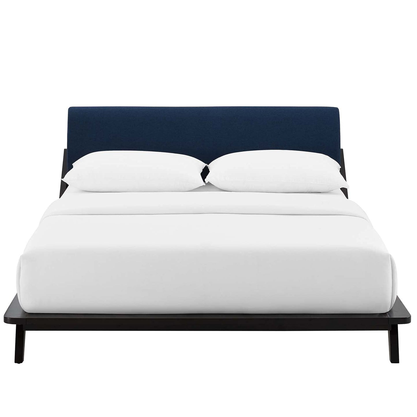 adjustable bed bases | CasaFoyer Luella Queen Platform Bed | Luxurious Sled Design | Plush Upholstered Headboard | Solid Wood Frame | Ideal for Master Suites & Guest Bedrooms | Sleek Mid-Century Charm | 800 lbs Weight Capacity | casafoyer.myshopify.com