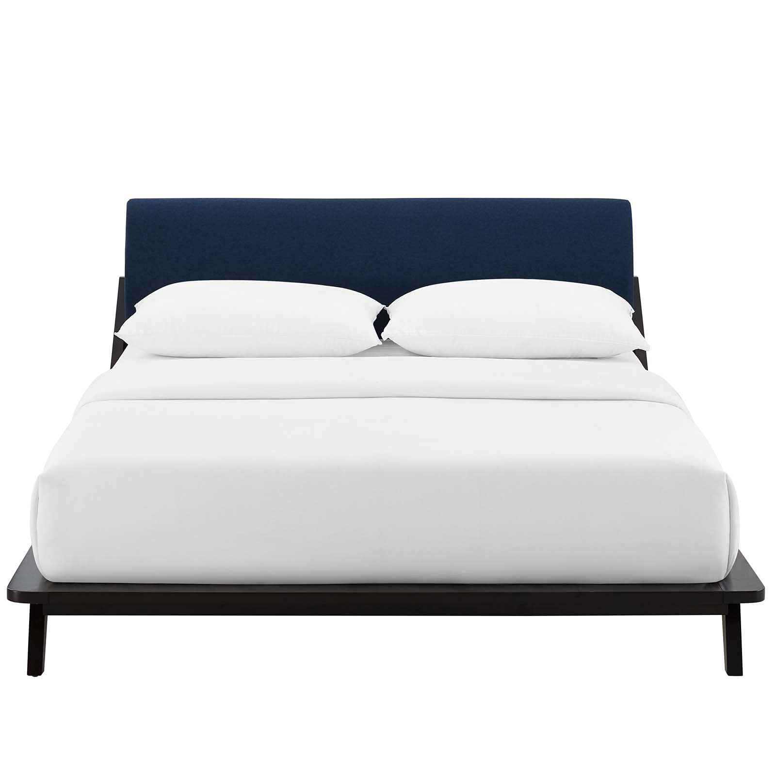 adjustable bed bases | CasaFoyer Luella Queen Platform Bed | Luxurious Sled Design | Plush Upholstered Headboard | Solid Wood Frame | Ideal for Master Suites & Guest Bedrooms | Sleek Mid-Century Charm | 800 lbs Weight Capacity | casafoyer.myshopify.com