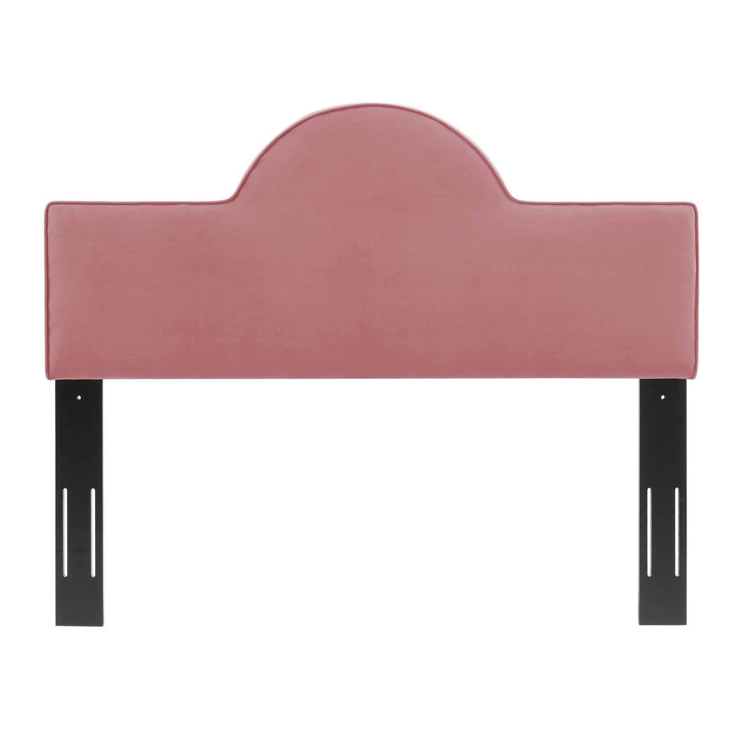 headboards | CasaFoyer Dawn Performance Velvet Full/Queen Headboard | Elegant Sunrise Design | Plush Foam Padding | Adjustable Height | Dusty Rose | casafoyer.myshopify.com