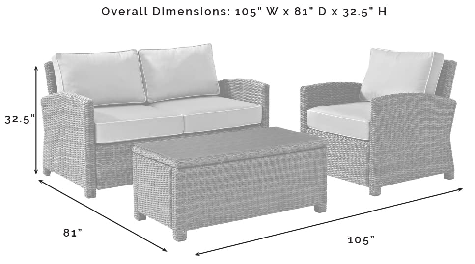 Patio Furniture Sets | CasaFoyers Bradenton Collection | All-Weather Wicker Outdoor Seating Set | Sand Cushions | Elevate your outdoor space with elegance, comfort, and durability. | casafoyer.myshopify.com