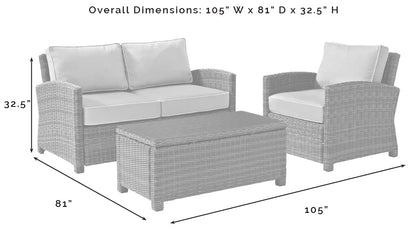 Patio Furniture Sets | CasaFoyers Bradenton Collection | All-Weather Wicker Outdoor Seating Set | Sand Cushions | Elevate your outdoor space with elegance, comfort, and durability. | casafoyer.myshopify.com