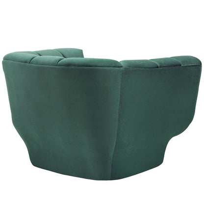 home office desk chairs | CasaFoyer Entertain Armchair Set of 2 | Vintage-Inspired Design | Plush Velvet Upholstery | Waterfall Effect | Luxurious Comfort | Green | casafoyer.myshopify.com