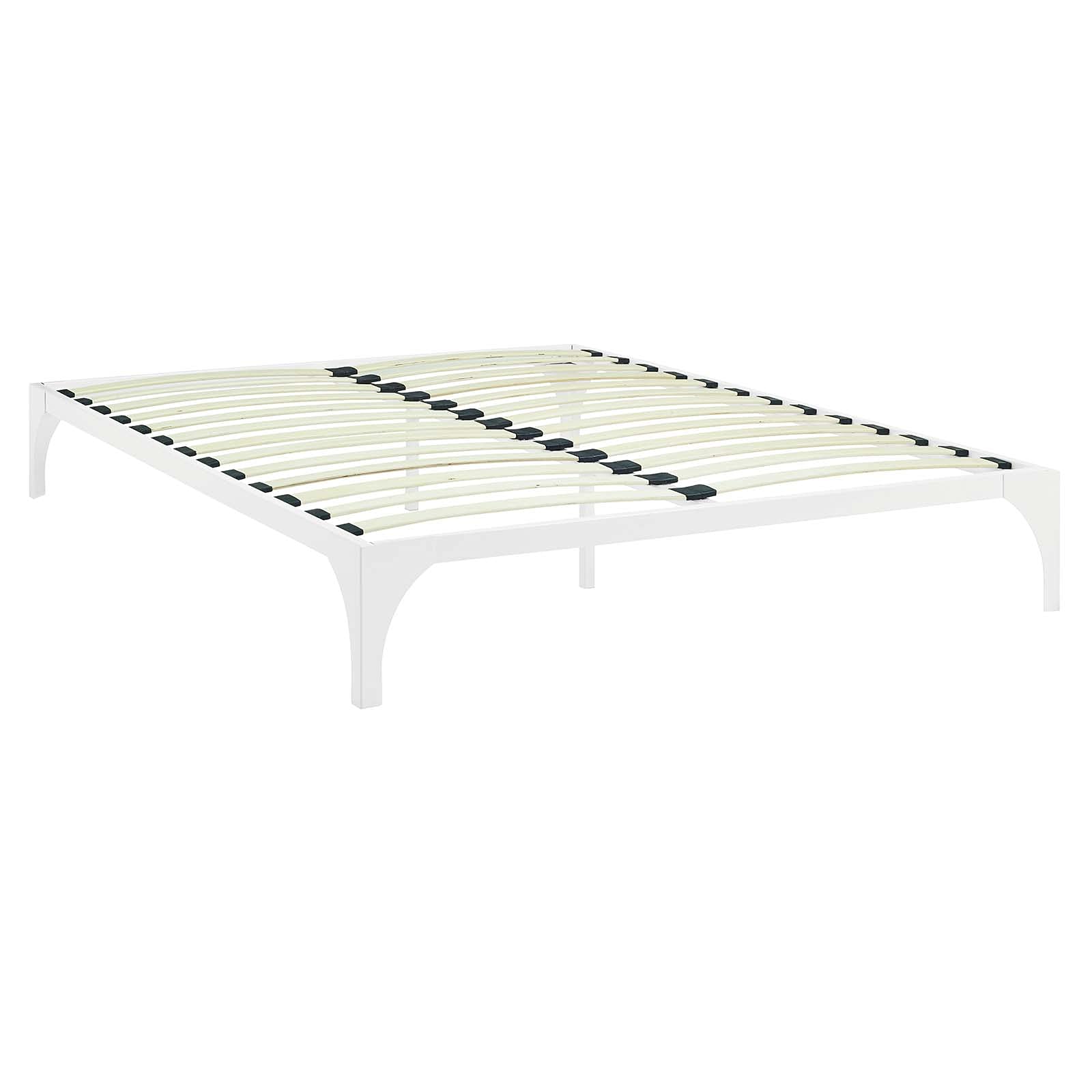 bed frames | CasaFoyer Ollie Queen Bed Frame | Solid Support for Memory Foam, Spring, Latex, and Hybrid Mattresses | Sleek and Minimalist Design | Weight Capacity of 1300 lbs | Silver | casafoyer.myshopify.com