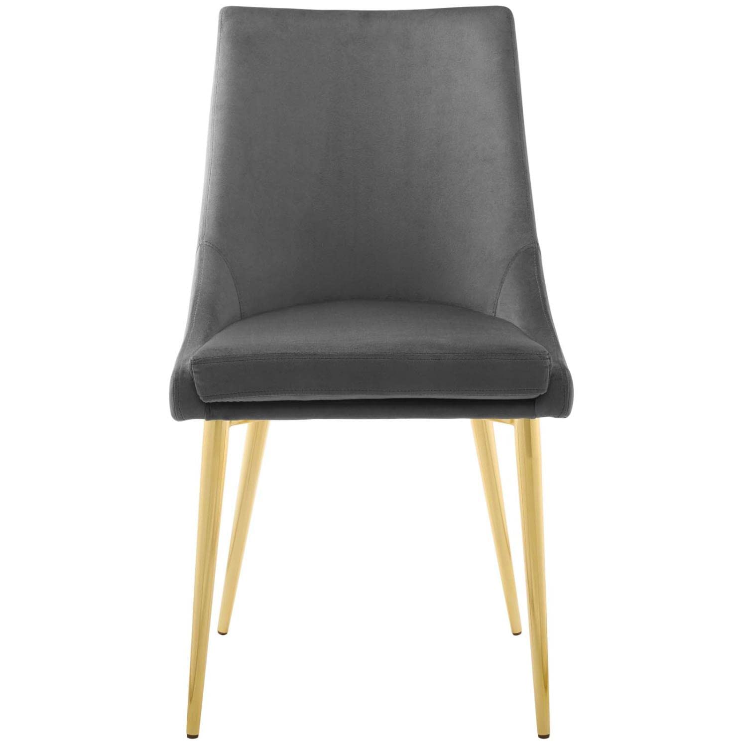 home office desk chairs | CasaFoyer Isle Dining Chair | Elegant Vintage Modern Design | Soft Velvet Upholstery | Gold Stainless Steel Legs | Versatile Accent Piece | Supports up to 300 lbs. | casafoyer.myshopify.com