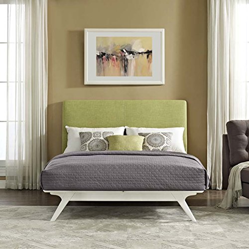 adjustable bed bases | CasaFoyer Tracy Queen Size Platform Bed | Durable MDF | Open Design | Foam Padded Headboard | Easy-to-Maintain White Finish | Assembly Required | casafoyer.myshopify.com